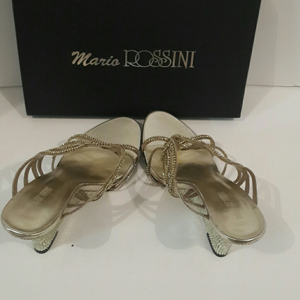 Mario Rossini amazing sparkling shoes